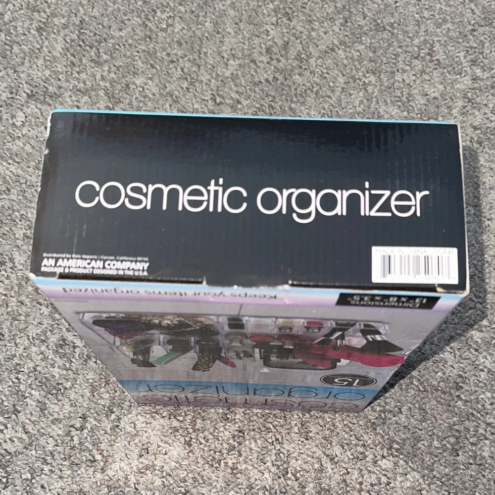 NEW Transparent Cosmetic Makeup Organizer with 15 Compartments